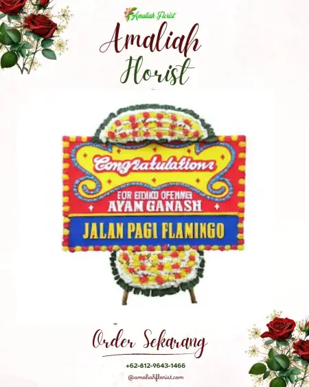 Sewa Papan Bunga Gedung Serbaguna Serang
